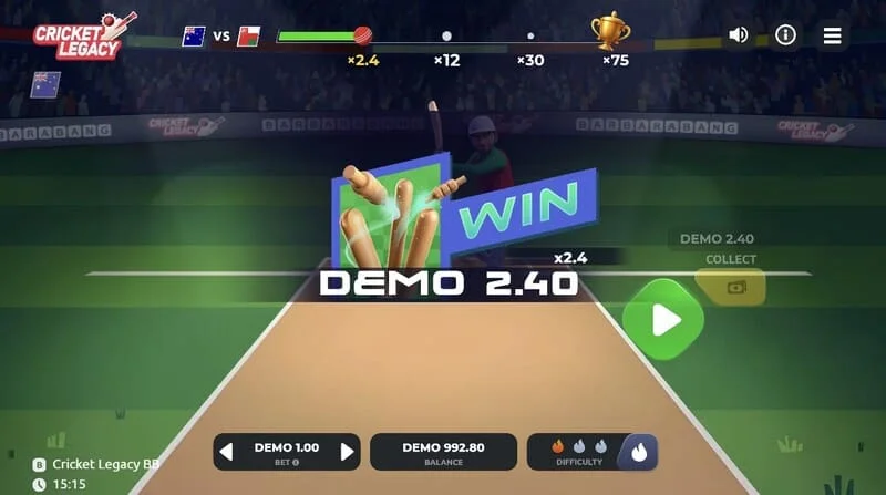 Câștig Cricket Legacy BB